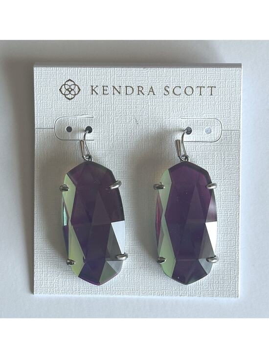 Kendra Scott Jewelry - Kendra Scott Esme Drop Earrings Dichroic Glass ~ Bag & Box Included